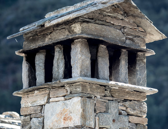 Camini in pietra Valle d'Aosta